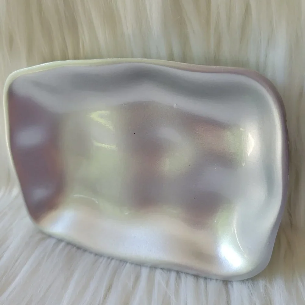 Kassatex Metallic Silver Soap Dish